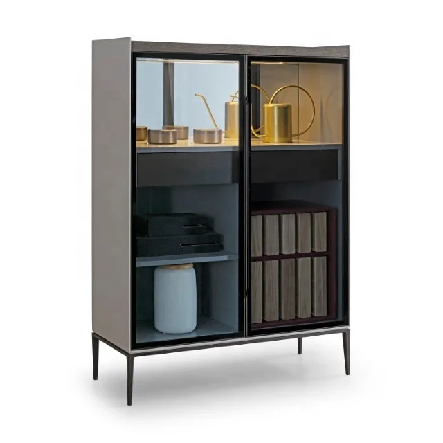 Fashion Simplicity Modern Sideboard Cabinet Luxury Living Room Sideboard Wooden Storage Sideboard Buffet Cabinet