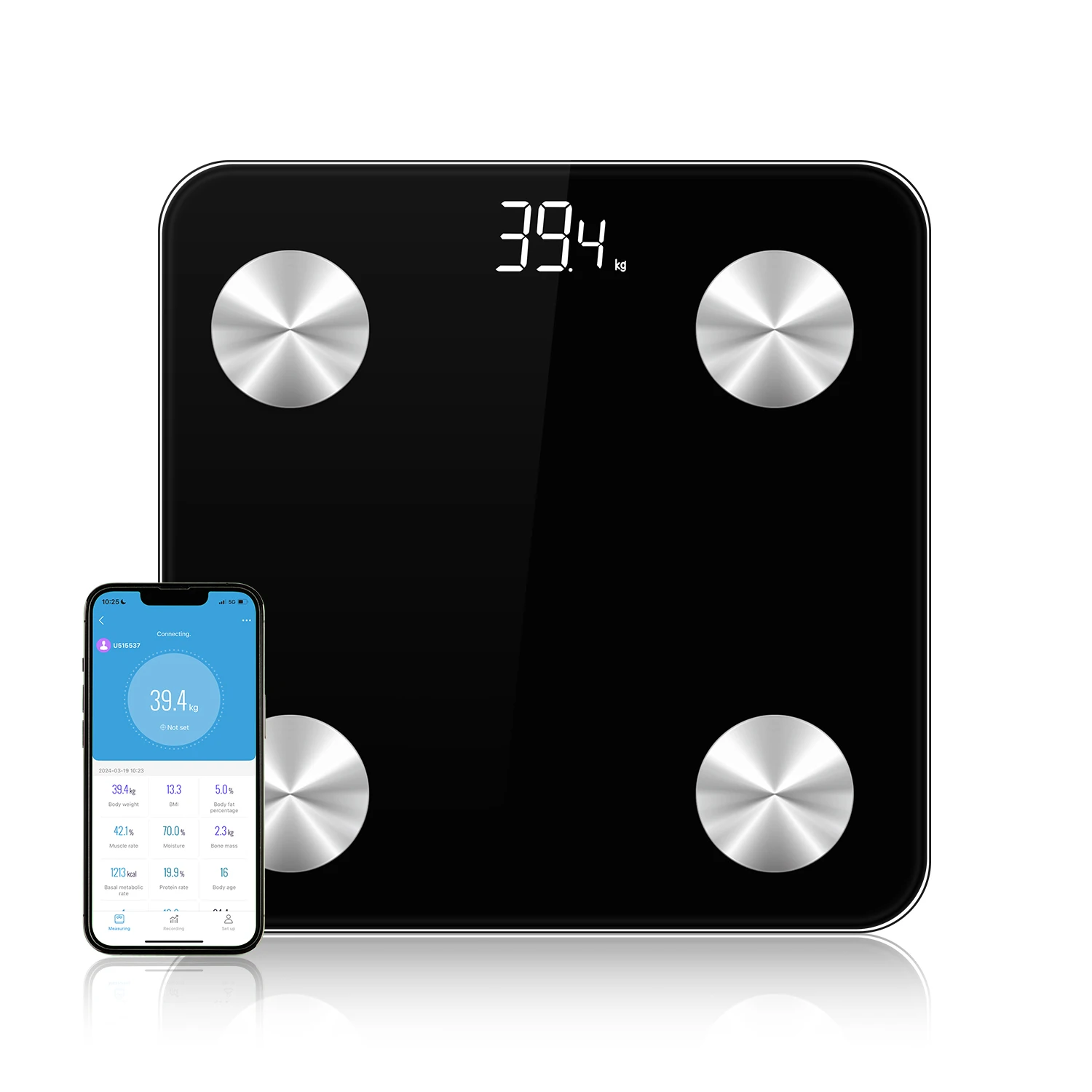 Smart body fat scale LED  Display Electronic Digital Bathroom Body Fat Weight Scale