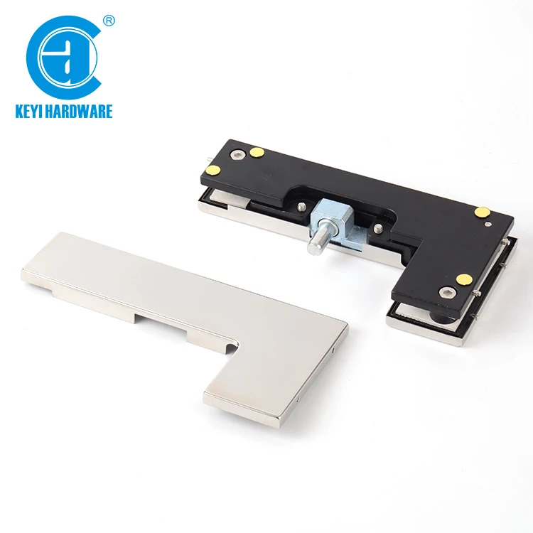 China manufacturer 90 Degree Glass Clips For Shower Room Stainless Steel  glass swing door  bottom and top patch fitting clamp