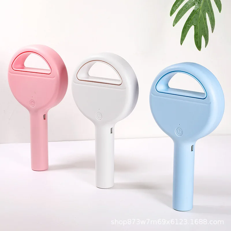 2022  USB 2000mah cute ventilador bladeless mini lollipop ABS Low noise multi color rechargeable handheld cordless portable fan