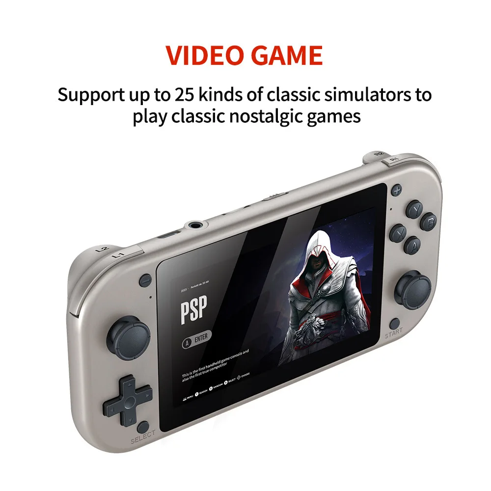 Replacement PSP handheld game console with a 4.3-inch screen and 20000+games Portable Video Game PlayersMI7