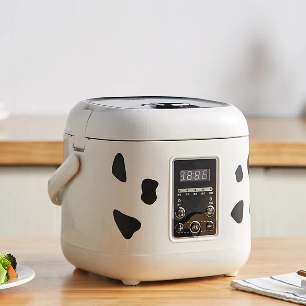 2L multifunctional home rice cooker LED display stainless steel mini rice cooker