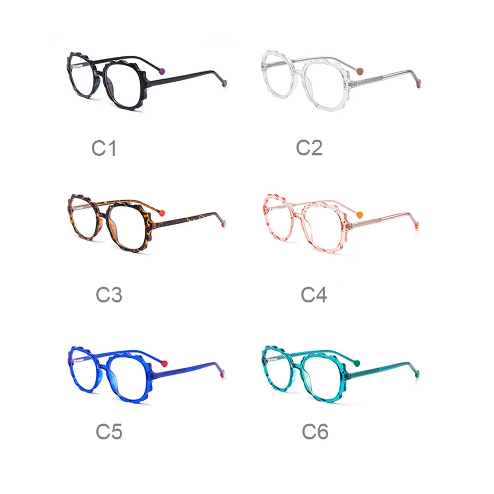 2023 TR90 Anti blue light Eye Glasses Mirror tide oval frame glasses Newly Design Spectacles Frame Glasses For Women