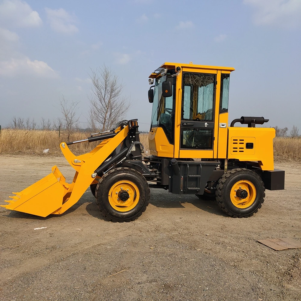 High Quality Custom Sale Front Compact Loader Excavator With Forks Hydraulic Articulated Loader