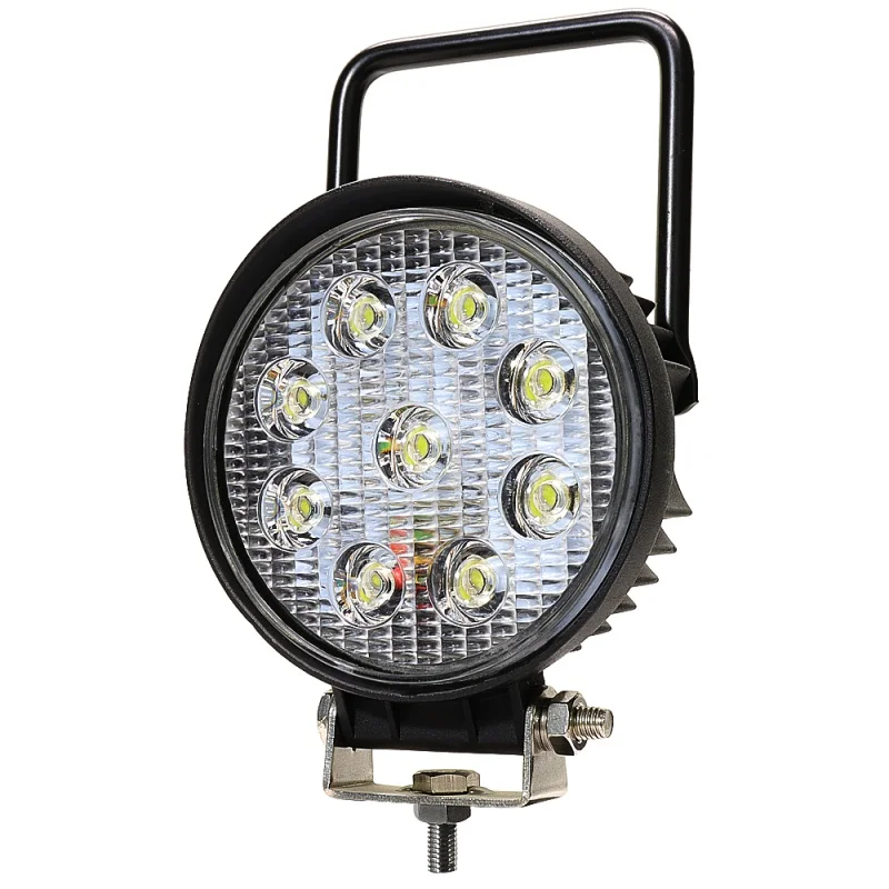 Wetach manufacturer Portable Handheld 12V 27W led Work light outdoor powerful flood Lamp with switch and stand