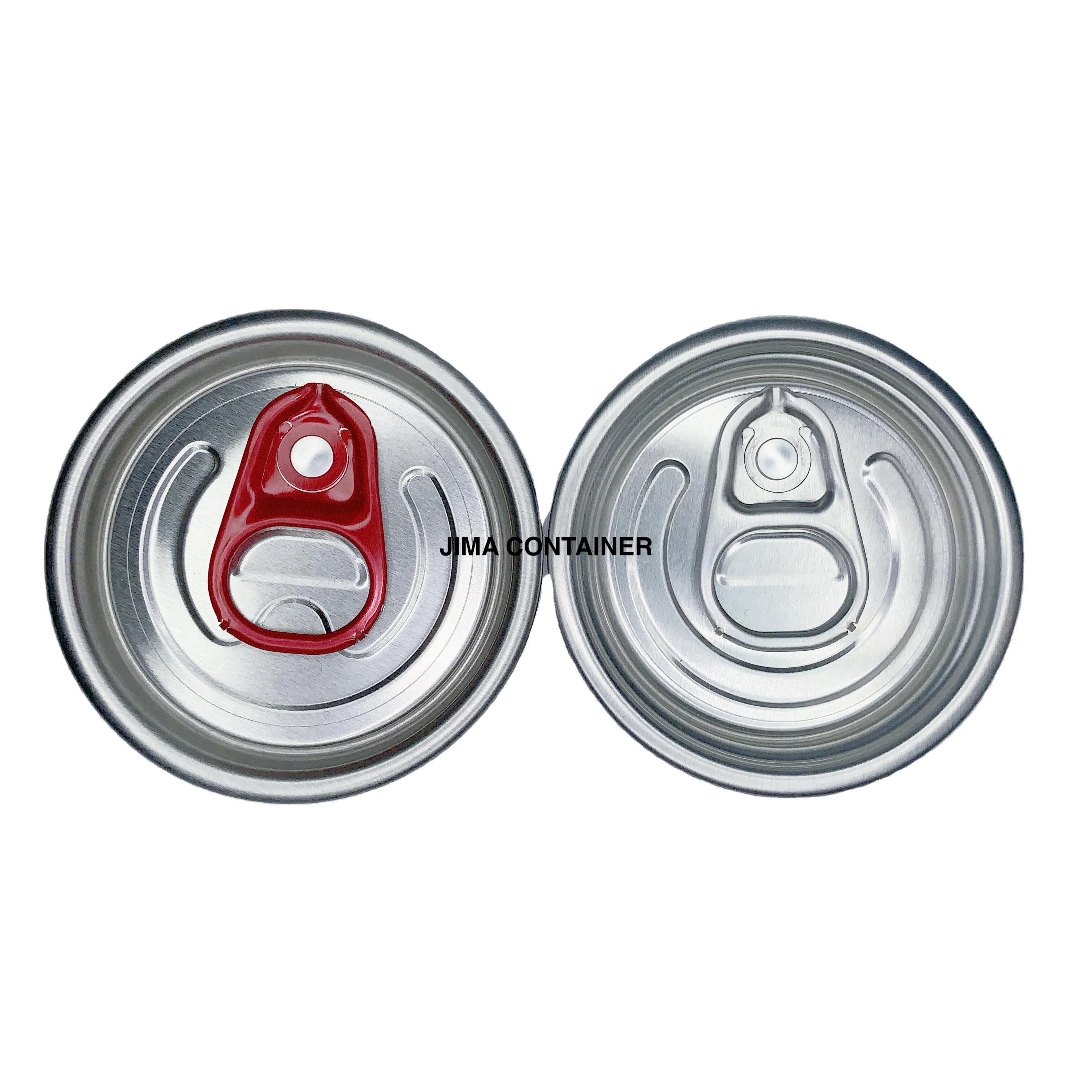 Крышка для банок для напитков 200 #202 #, красное вытяжное кольцо, алюминиевая крышка с полным открытием, крышка для пивных банок