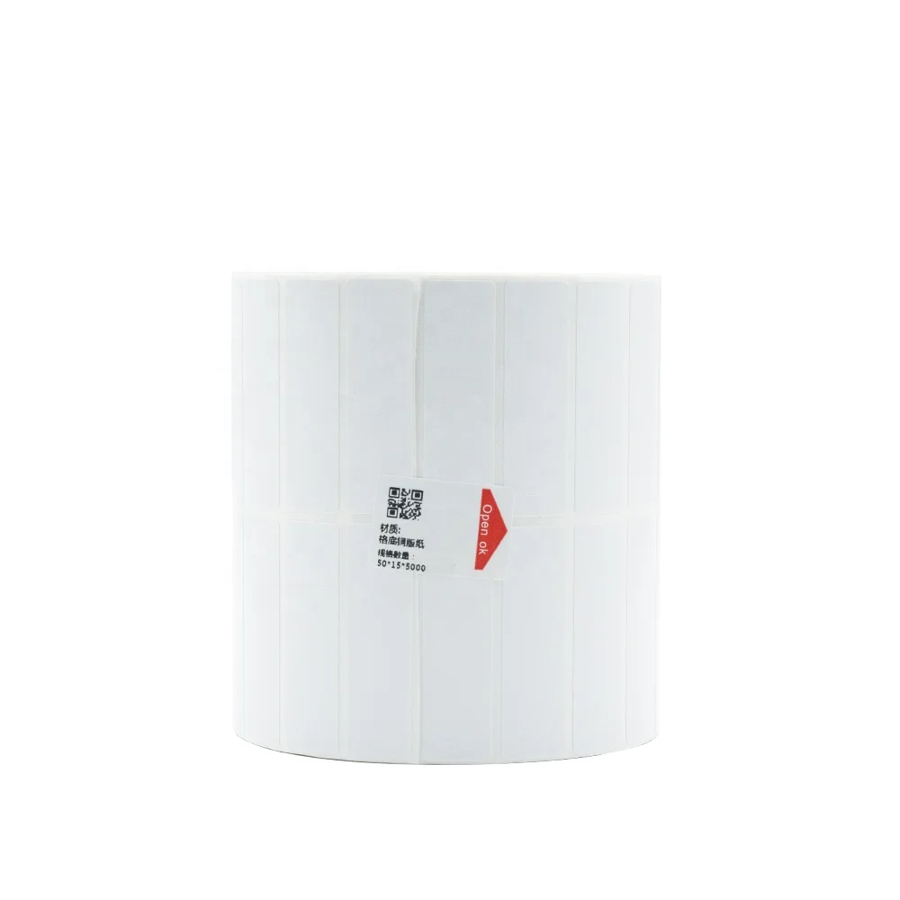 
Custom 15 20 30 40 50 60 70 80 90 100 150 160mm Professional High Quality wax ribbon coated paper sticker label sheets 