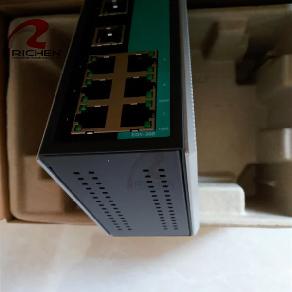 Новый и оригинальный модуль коммутатора Ethernet мокса EDS-308-T в наличии на
