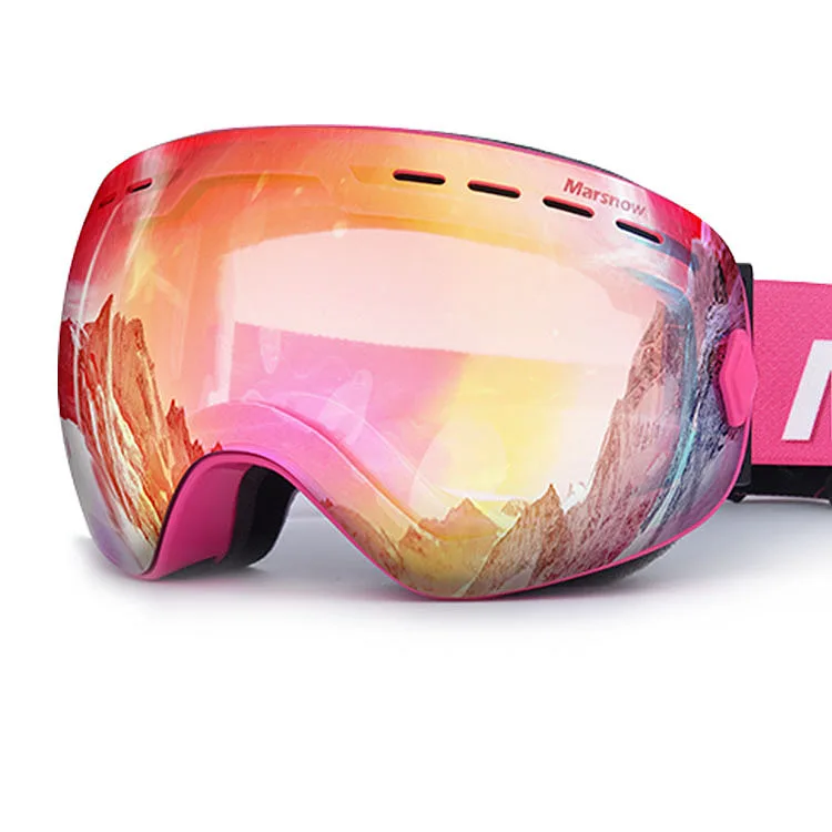 
Anti-fog Double Layers UV400 protection Skiing Snowboard Ski Goggles For Both Men and Women Adult Sports Ski glasses 