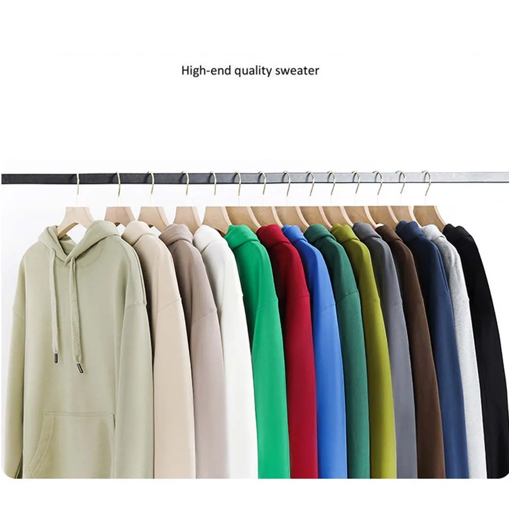 2025 Custom Logo  Solid Color 500G 100% Cotton silver fox Tech Fleece Women Hoodie Plus Thicken Velvet  Lady jacket