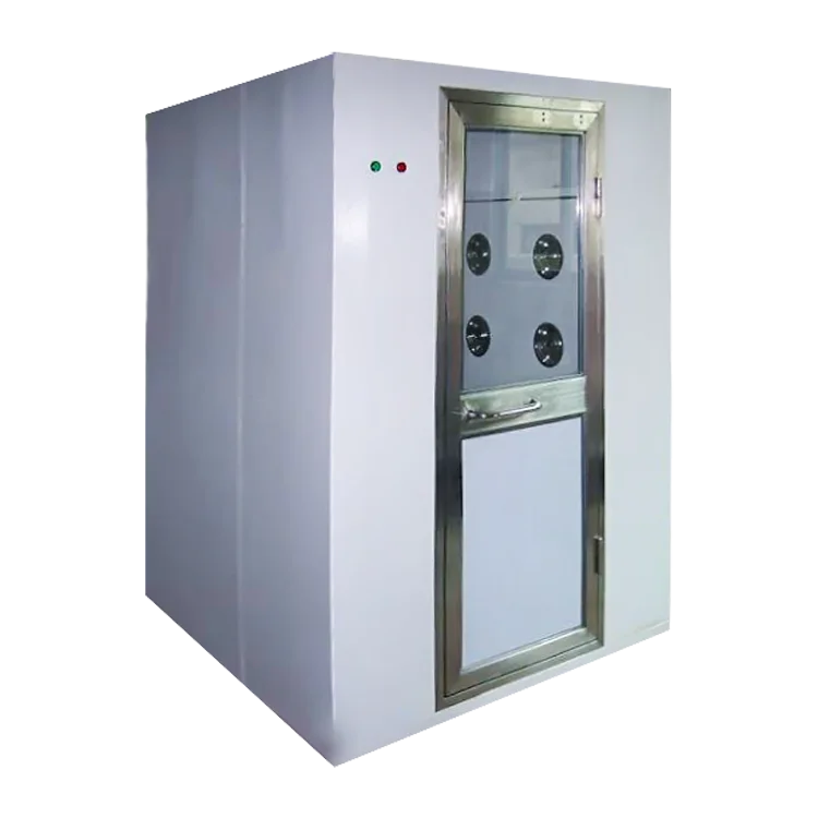 Stainless Steel Air Shower Clean Room With Shoe Sole Cleaning Machine