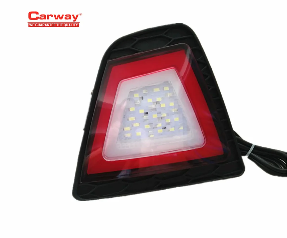 CARWAY Rear Fog Light for HONDA FIT JAZZ 2014 to 2017