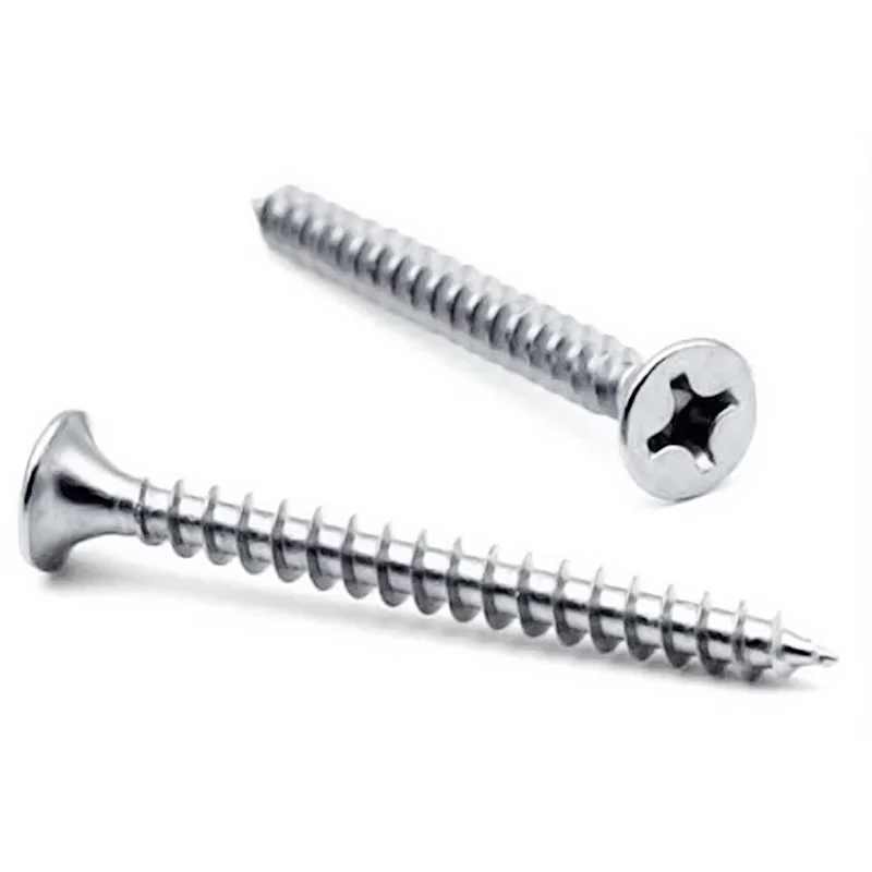 Tornillos y clavos zincados 2 4 pulgadas tornillo para madera por mayor precio