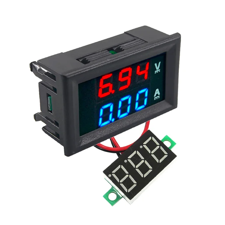 Accessories Car Digital Temperature Para Auto 12V Voltmeter Waterproof Dc Volt Meter Voltage And Amp Meter