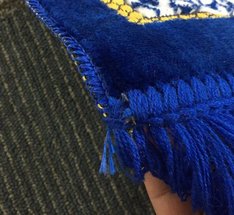 Happy Textile ISO Certificate Exquisite cotton yarn Material Prayer Mat,Durable Islam Prayer Ma  islamic portable