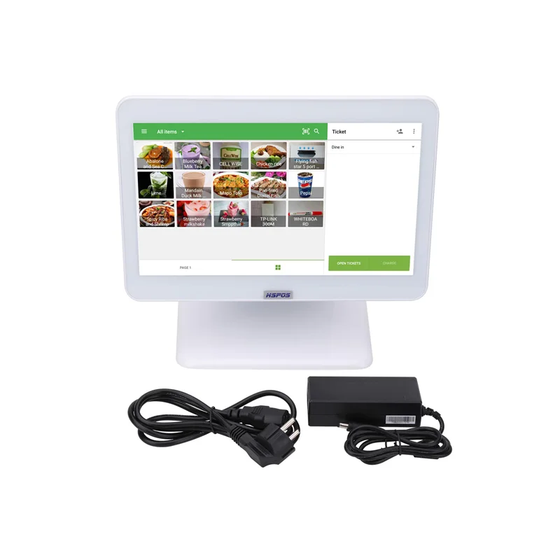 HSPOS 13.3 inch Touch Screen Android POS System Cash Register Machine with Free Software HS-C582