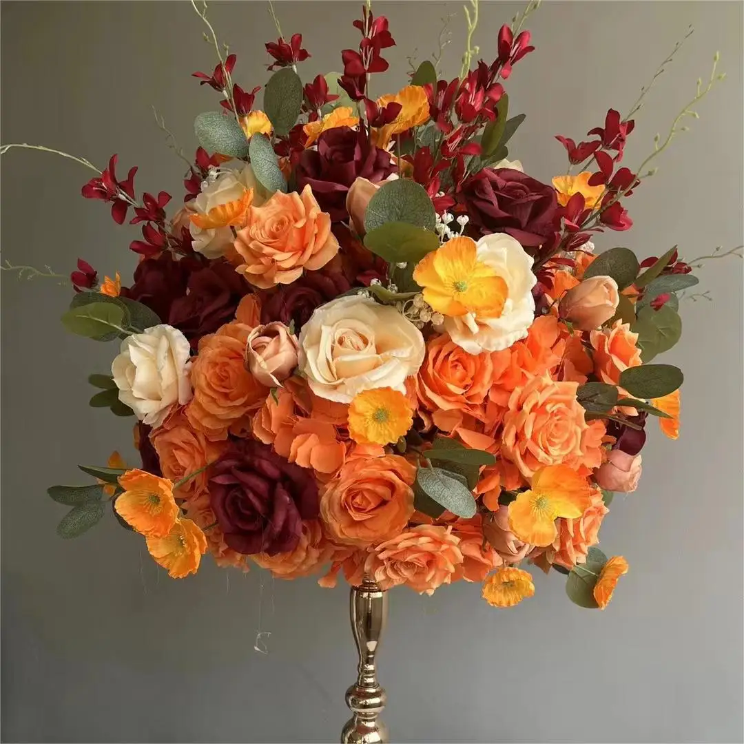 Centerpieces Artificial Luxury Grand Faux Wedding Decoration Flower Ball Centerpiece Decor