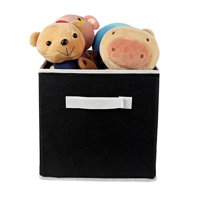 2023 Square Decorative Wire Box Drawers Classic Design Organizers Wall Storage Foldable Baskets Sewn Technique Food Sundries