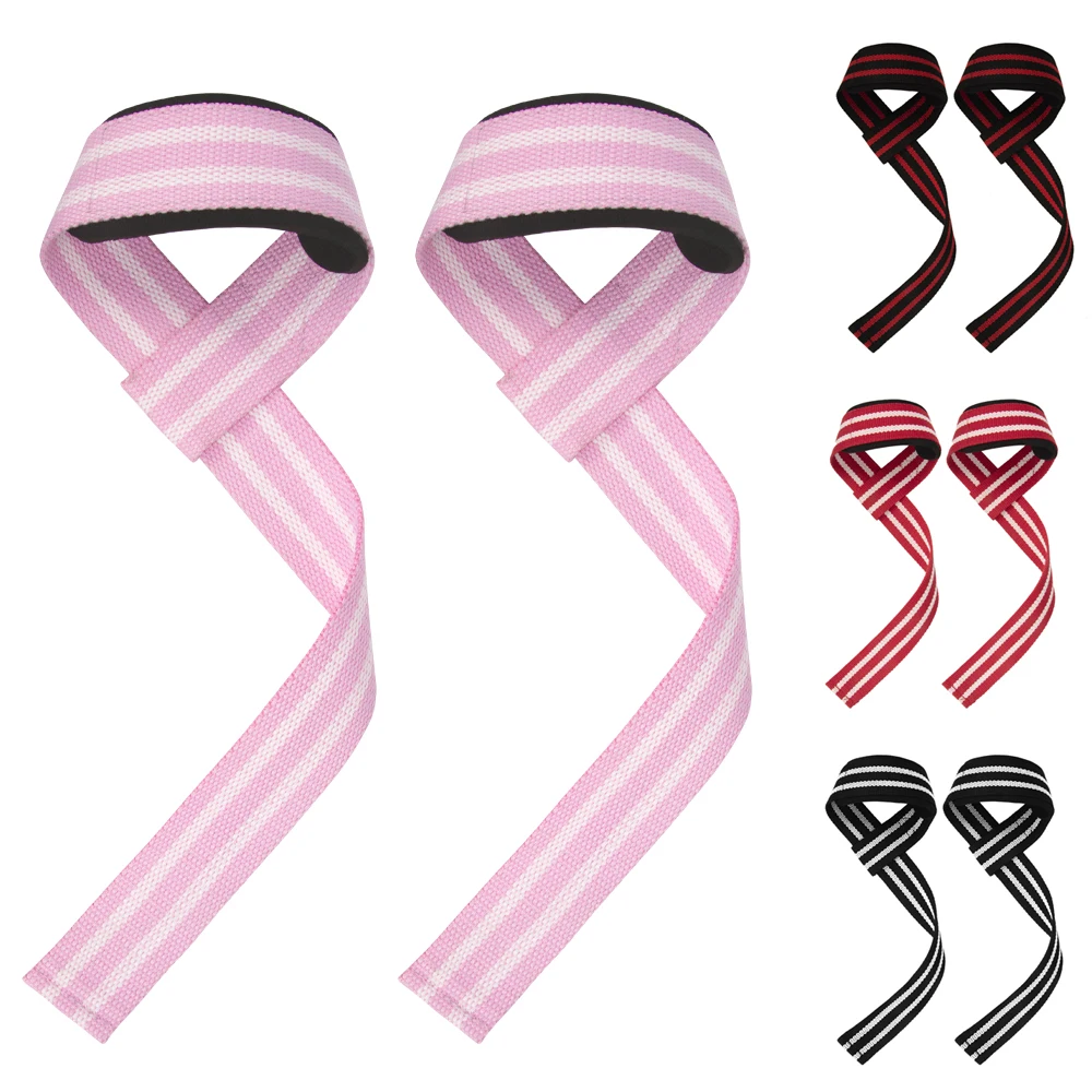 MKAS Deadlift Non Slip Customized Gym Weight Lifting Straps for Fitness Wrist Wraps Padded Weight lifting Wrist Strap