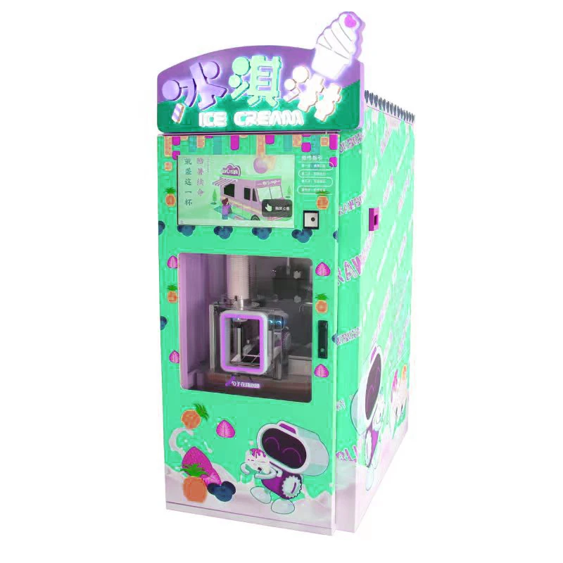 Automatic Robot-Operated Vending Soft Ice Cream Machine SDK Function for Kiosk Vending