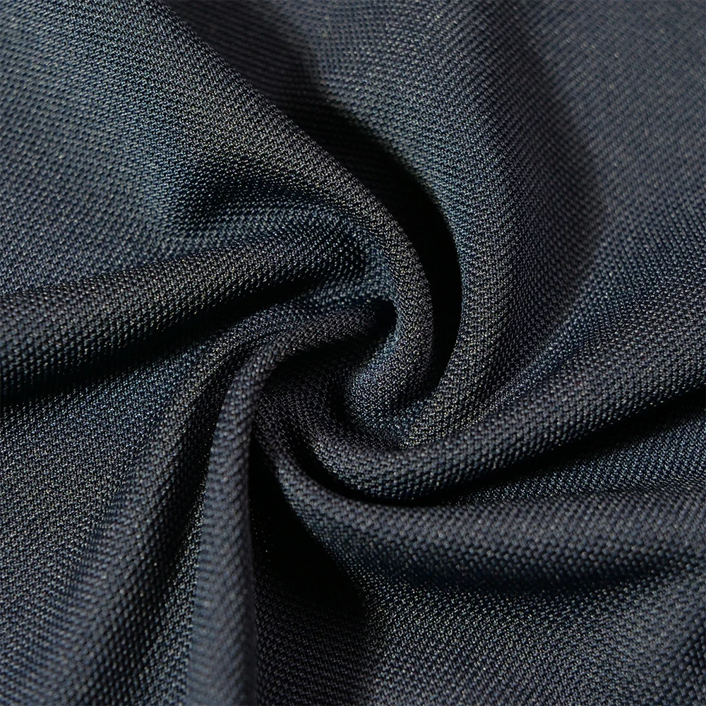 Wingtex Wrinkle Resistant Soft Pique Interlock Polo Shirt Fabric Custom