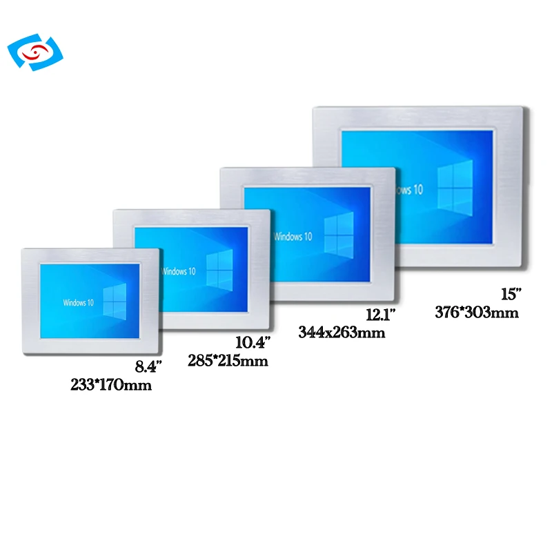 15 inch Silver  1024*768  N2930 Quad Core CPU  4G RAM 64G SSD  Industrial i Touch Screen  Computer