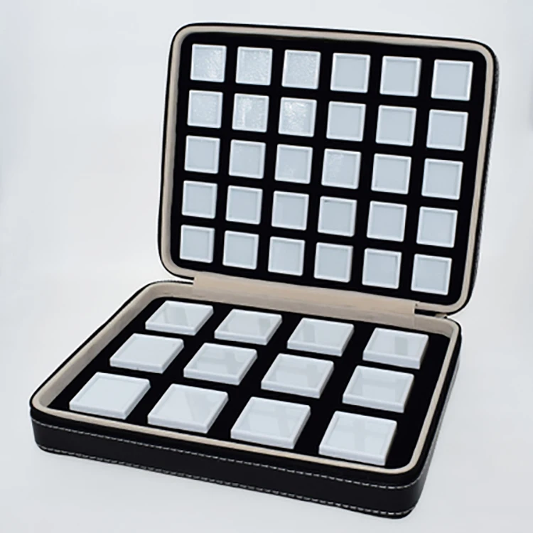 with zipper bag jewelry display storage acrylic box jewelry storage box