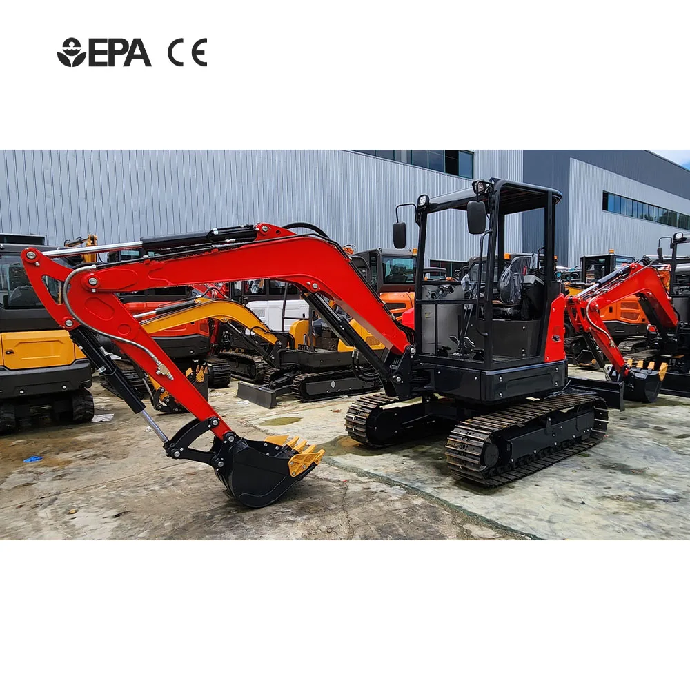EPA mini Excavator 3.5 Ton Fast delivery Kubota Engine Crawler Digger Minibagger Farm Used 1 Ton Mini Excavator Machine