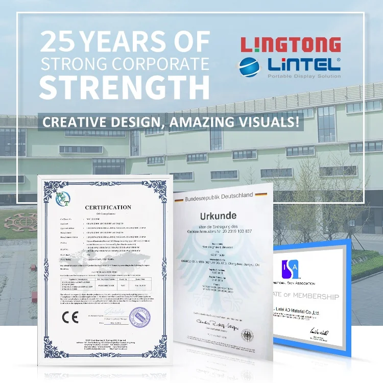 Lintel Lightbox Frame Aluminium Profile For Light Box Booth Stand Backdrop Poster Frame Aluminium Light Box Frame