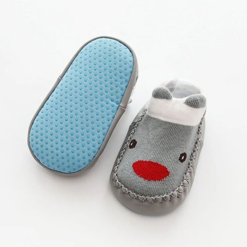 
High-quality Factory Baby Girl Cartoon Socks Shoes Newborn Boy Socks Shoes 