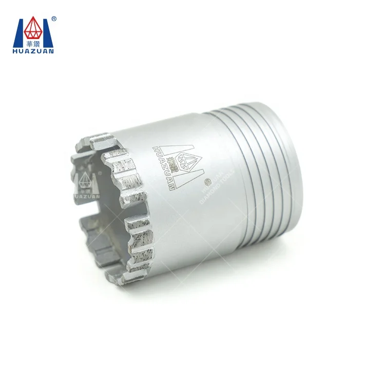 Professional diamond tipped 3 parts reinforced concrete core drill bits for sale