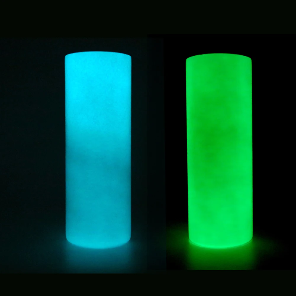 Fiona Chen US Warehouse Stocked: 20oz Glow In The Dark Sublimation Tumbler Double Wall Stainless Steel Tumbler