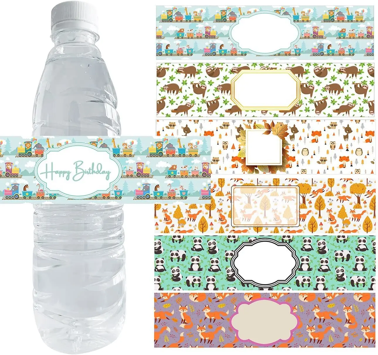 new year 2025 China Online Marketplace Wedding Favors customized water bottle stickers cake accessories decorations supplies