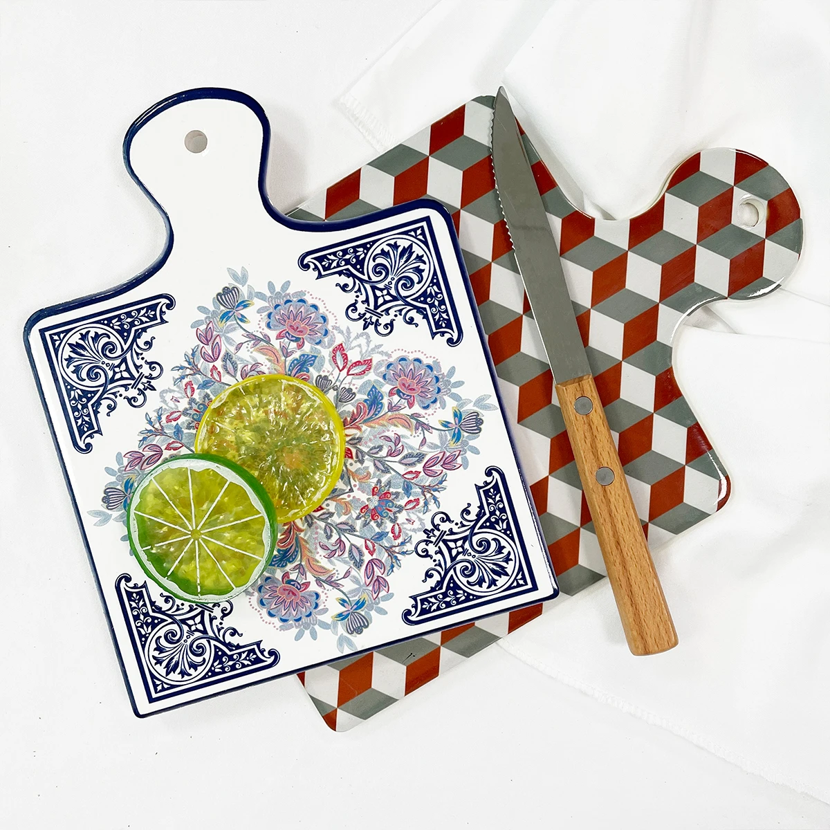 Горячая распродажа, на заказ, кухонная умная пробковая керамическая деревянная мраморная бамбуковая доска для резки акации с отверстием