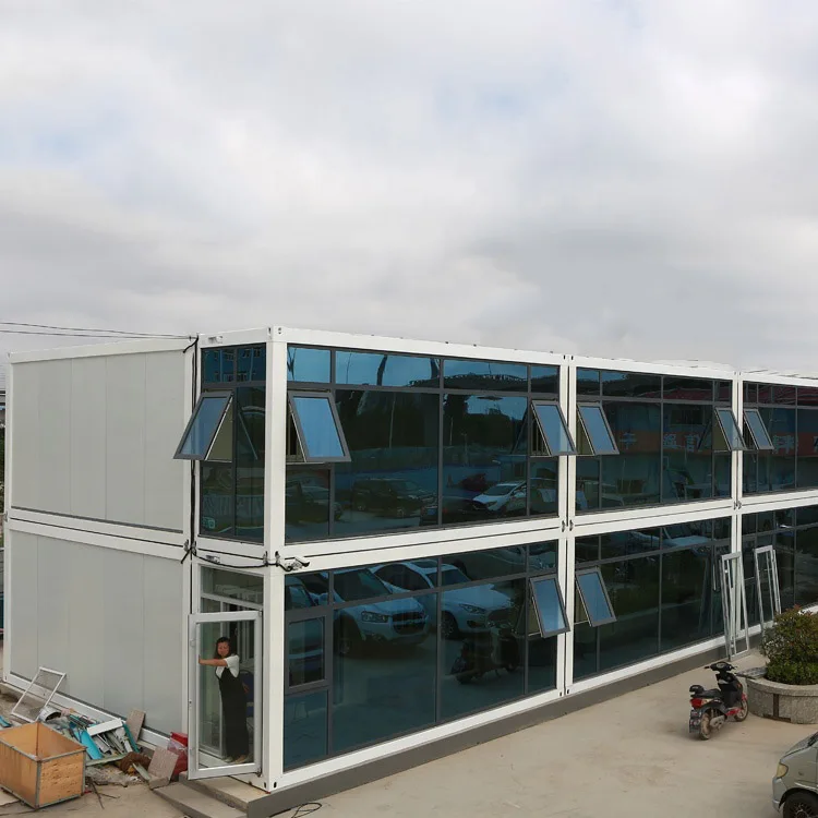Low Cost Multi-functional Modular Durable Fabricated Office Container Building for Sale
