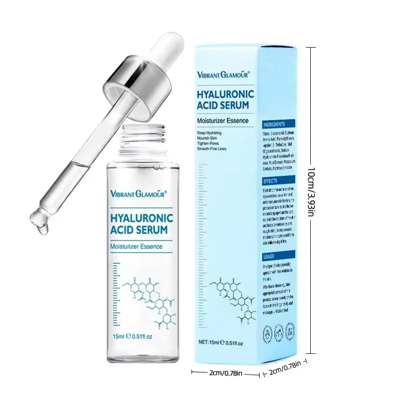 Private brand hyaluronic acid serum deep moisturizing skin care hyaluronic acid facial essence