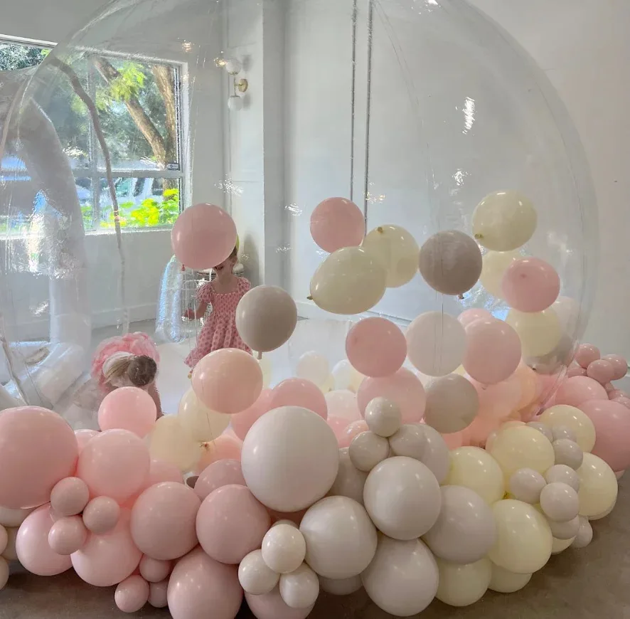 Hot selling Kids Party Fun 3-10m Inflatable Dome Bubble Tent Transparent Waterproof Bubble Balloons House For Rent