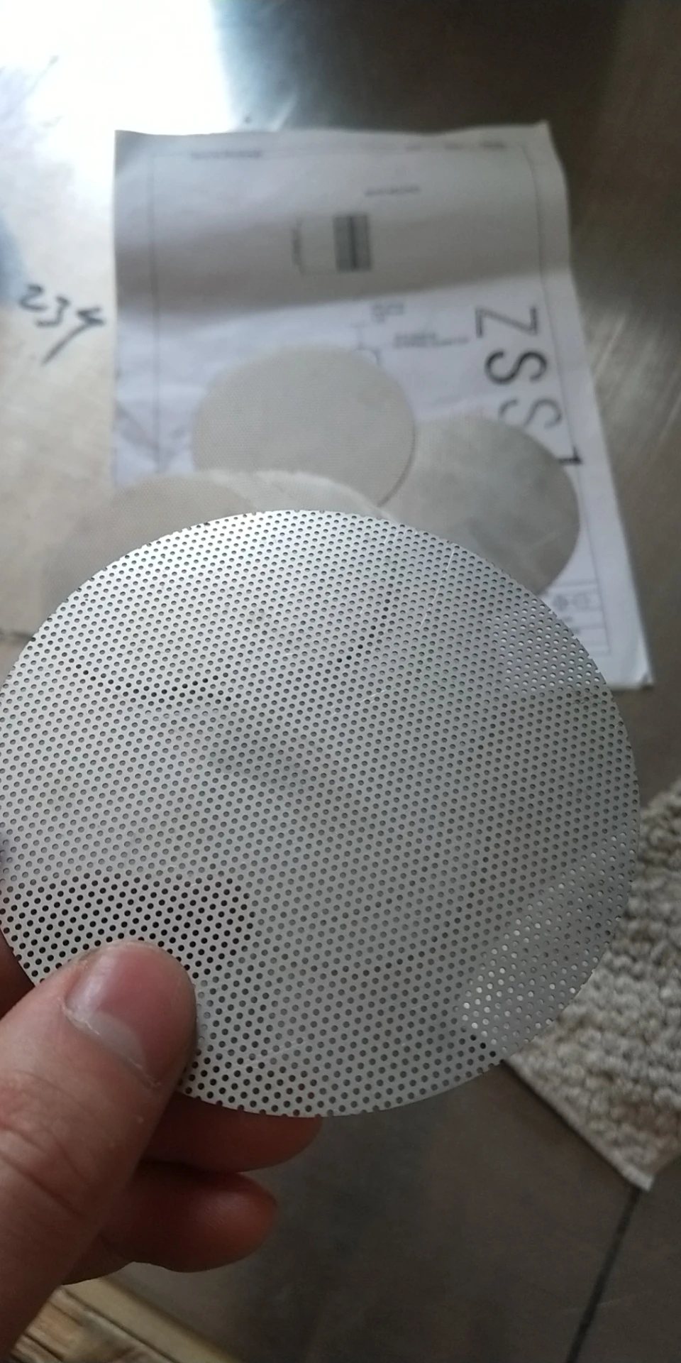 10 15 20 50 76 80 100 200 micron round stainless steel screen filter mesh disc