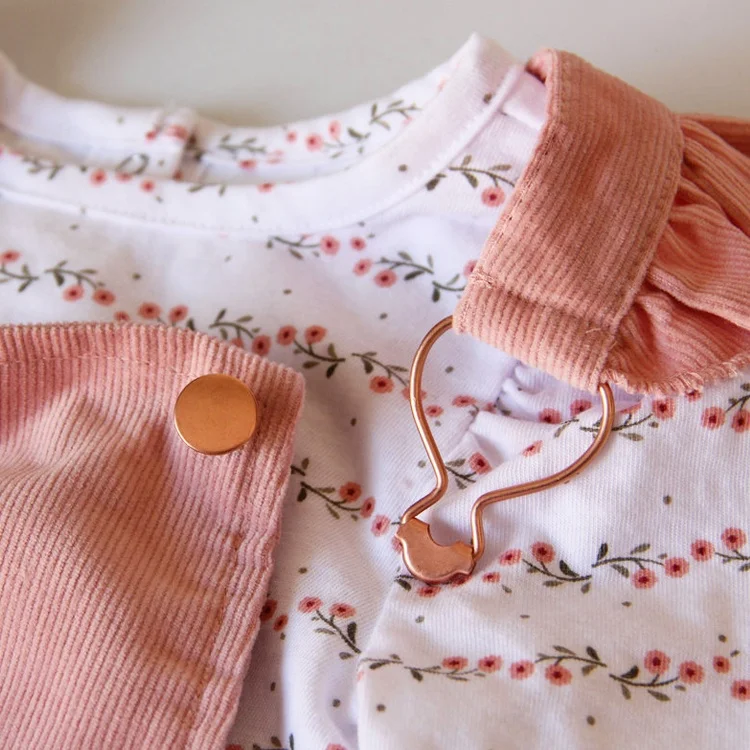 Hot Sale Budi Long Sleeve Kids Clothing Sets  Baby Girls Autumn clothes