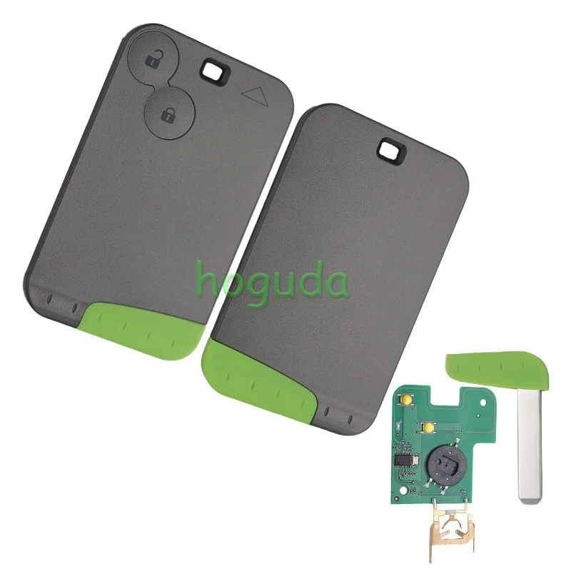 For Renault Laguna 2 Button Remote Key  with ID46 PCF7947 Chip and 433MHZ (Without Logo) Genuine Part No: 7701209129/7701209122