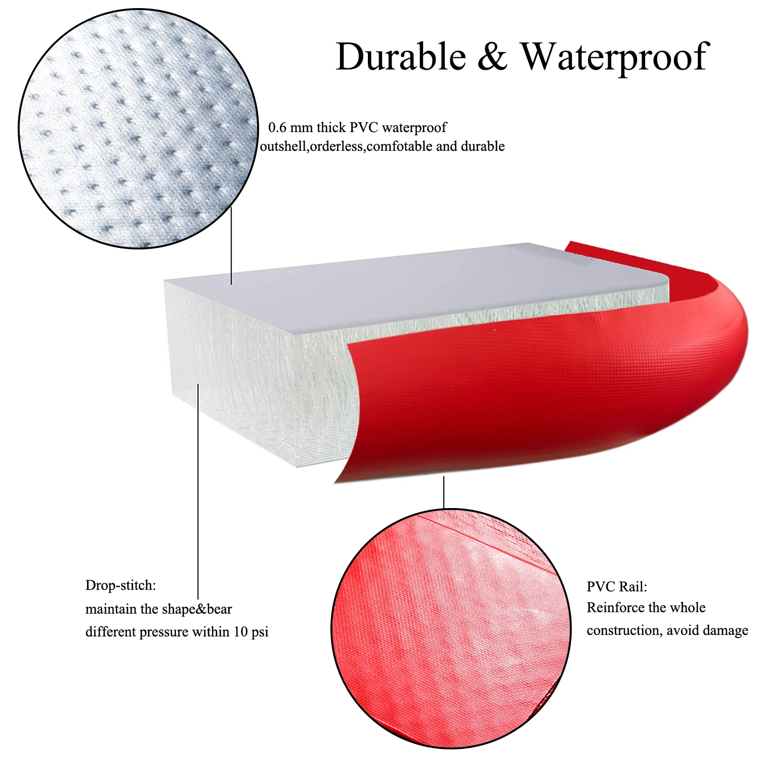 Eco Friendly OEM ODM Exercise Yoga Inflatable Gym Landing Folding Customized Airtrack Mattress Tumbling Mat For Gymnastics