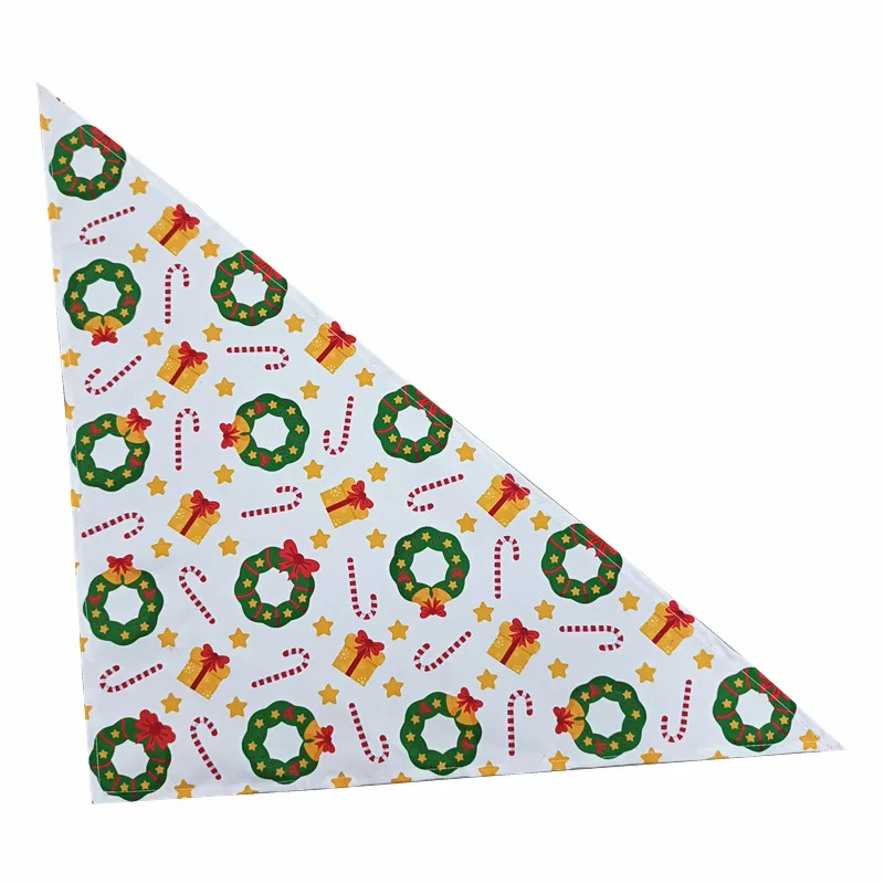 Thanksgiving Dog drool Scarf scarf Christmas Pet triangle scarf Halloween cat and dog bib