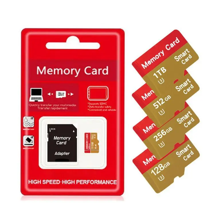 TF Mini SD Card V30 Speed Plastic Memory Card for Phone for Phone SD Game Camera MP3 DVR Compatibility