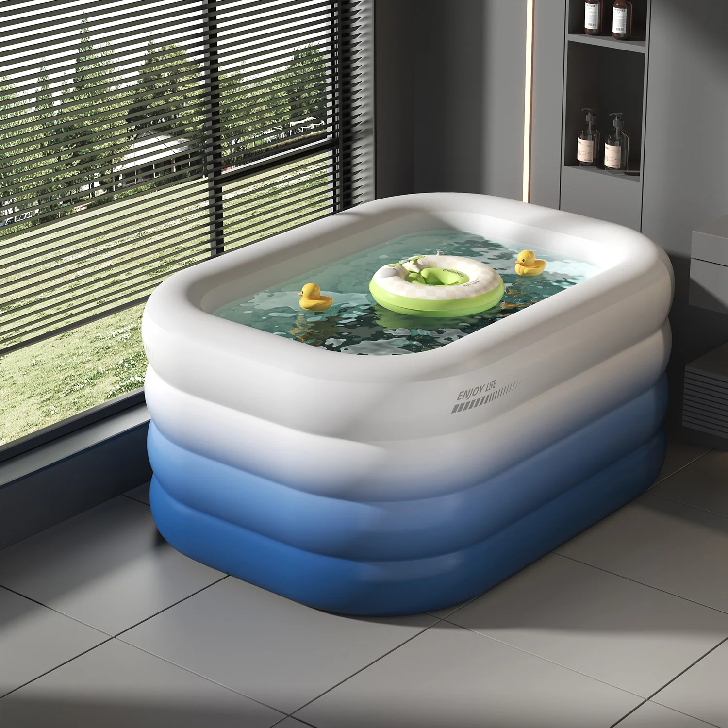 Multifunctional Inflatable Swimming Pool Indoor Ball Pit Pool Kid Toy Pool Blow Up Bathtub Customizable