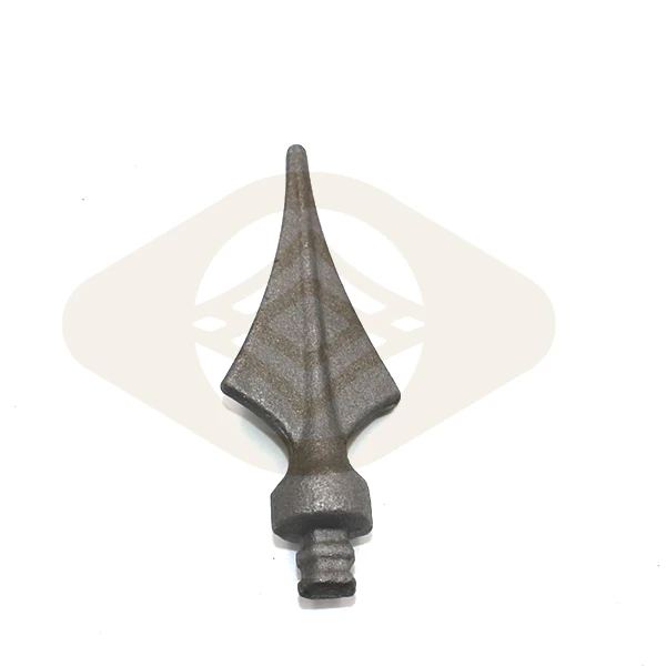 2020 Hot Selling Hand Forged Wrought Iron Fence Post Cap Railing Garden Spear Point For Ornamental
