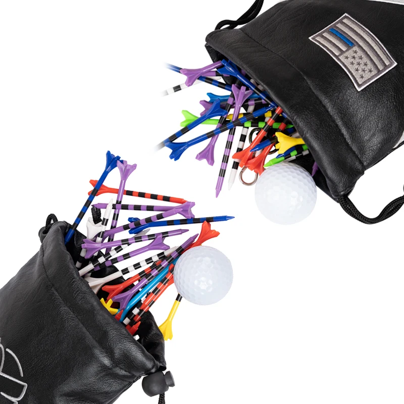 Factory Price Golf Accessories Custom Logo Golf Ball Bag Golf Pouch Storage Case  Pouch Bags