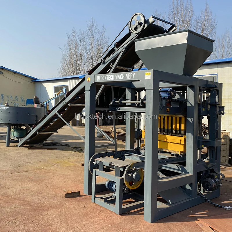 QT4 24 hydraulic pressure hollow block making machine for sale