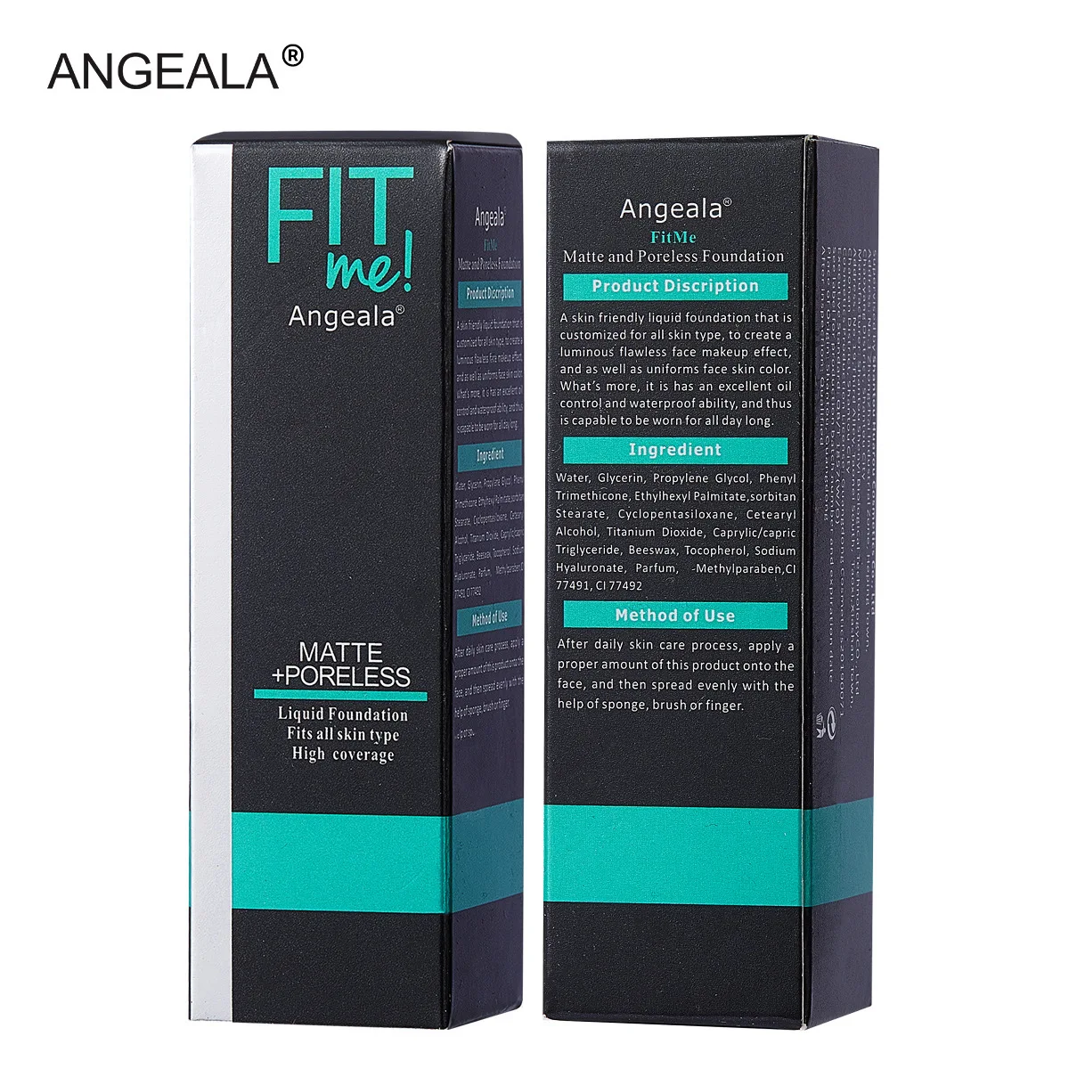 Matte Non-porous Liquid Foundation Fair Porcelain 30ml Concealer Acne Mark Isolation