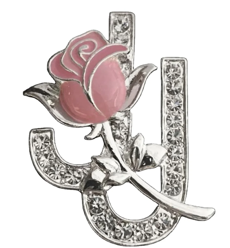 Fashion design the links incorporated society symbol brooch pins label VOTE letter brooch pin Clear Vote Pin