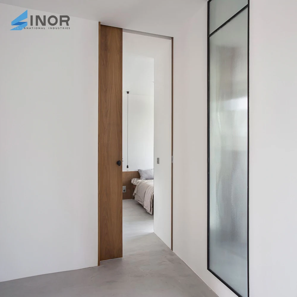 Modern Style Exterior Door Pocket Metal Front Interior Sliding Low Price